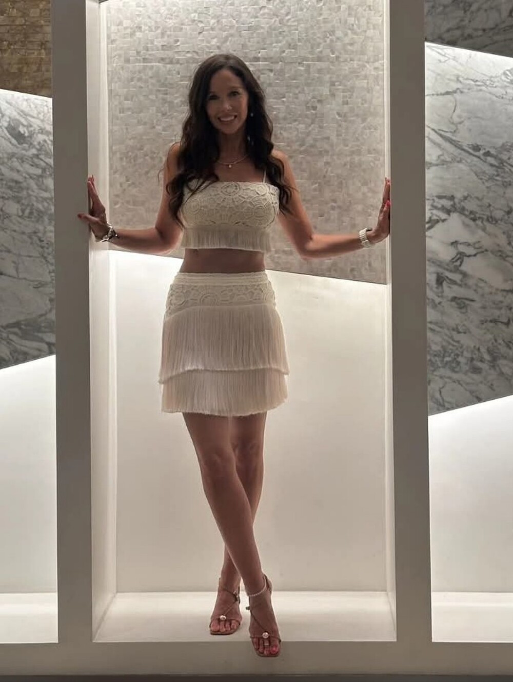 Patbo Crochet Fringe Top (Medium) and Skirt (4)